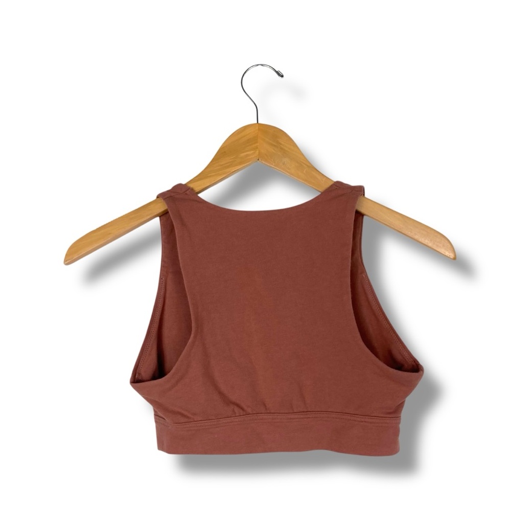 Aerie Chill Twist Front Bralette Mauve Pink Small Ballet Core Yoga Lounge - Picture 5 of 5